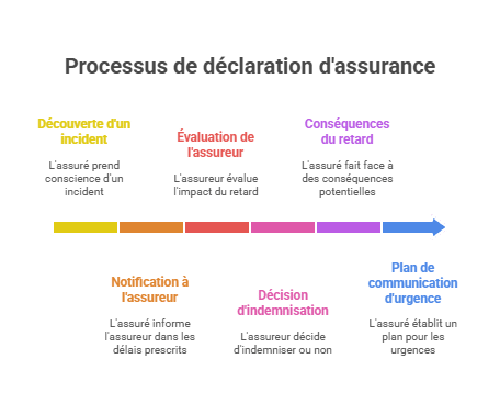 Processus de déclaration d'assurance
