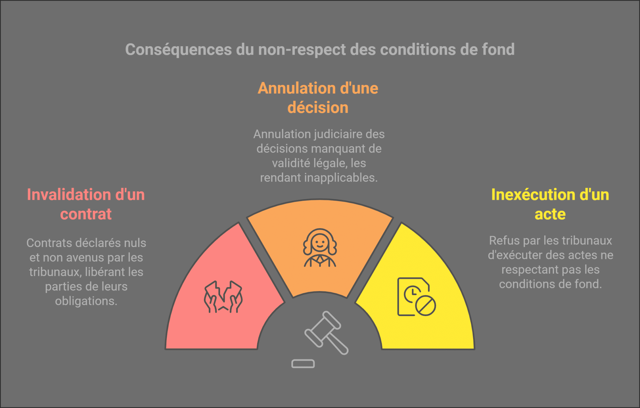 Importance de la condition de fond et de forme