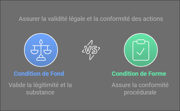 Pourquoi il est intéressant de s'intéresser à la condition de fond et de forme ?
