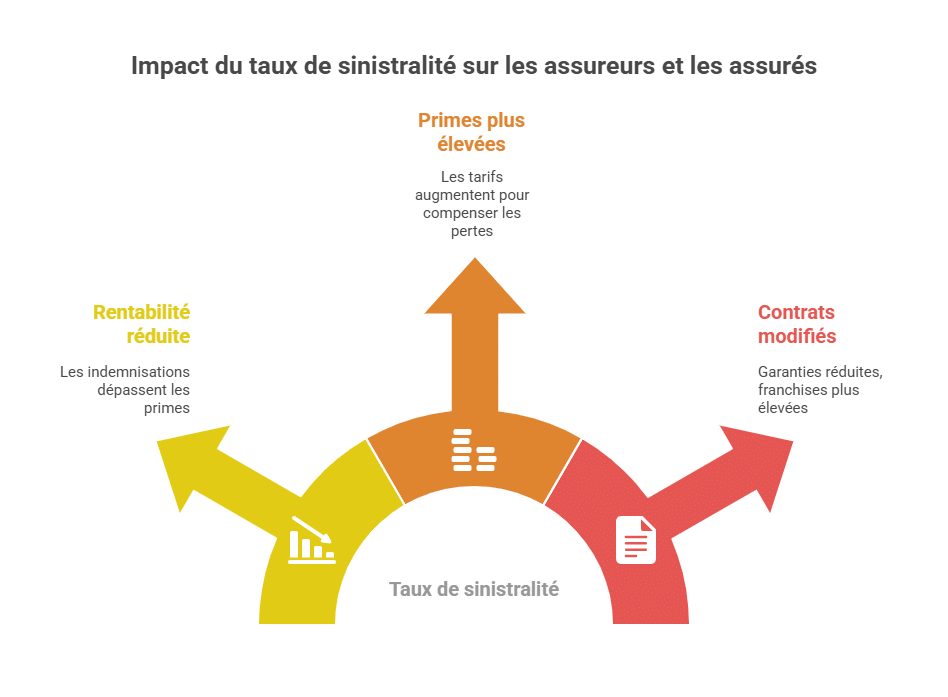 Impact du taux de sinistralité sur les assureurs et les assurés