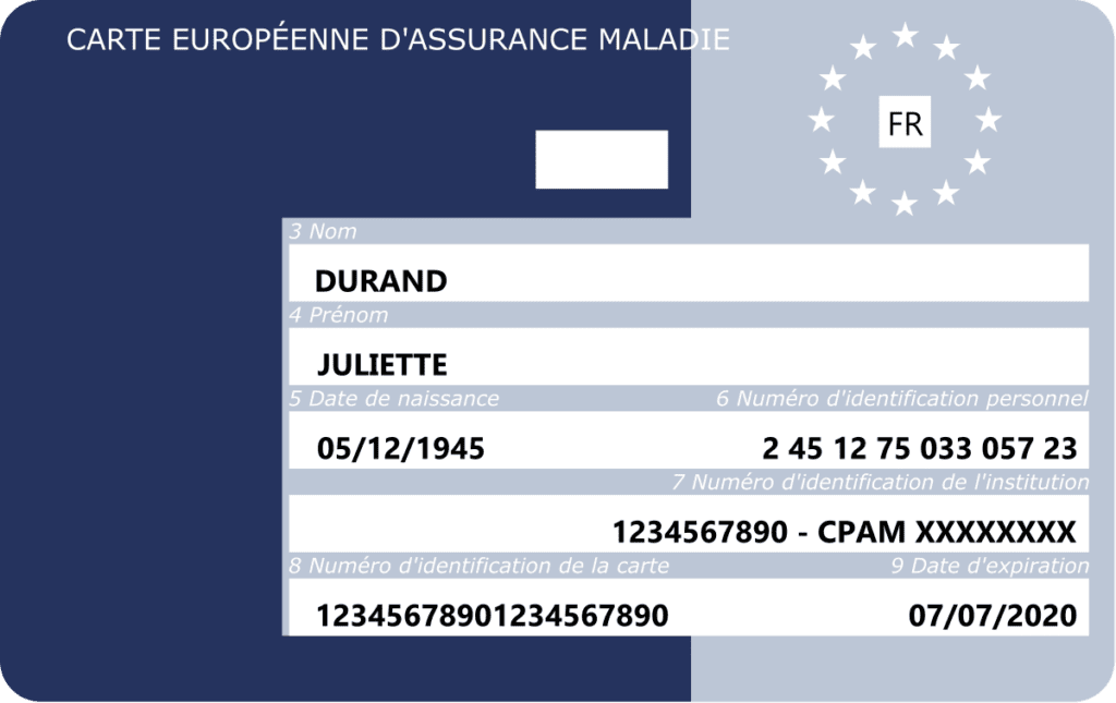 carte assurance maladie européenne