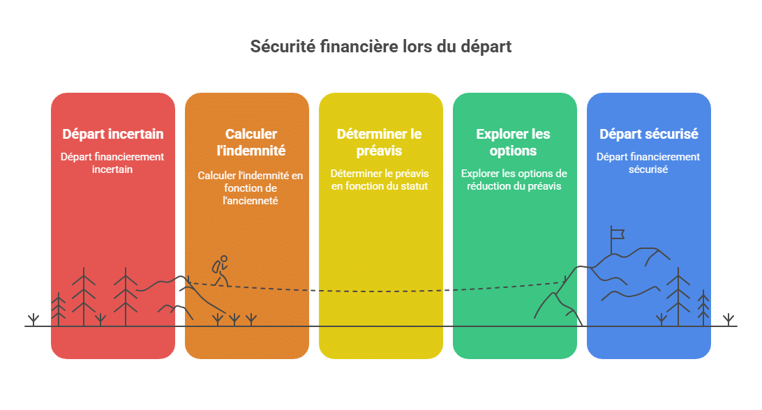 Sécurité financière lors du départ