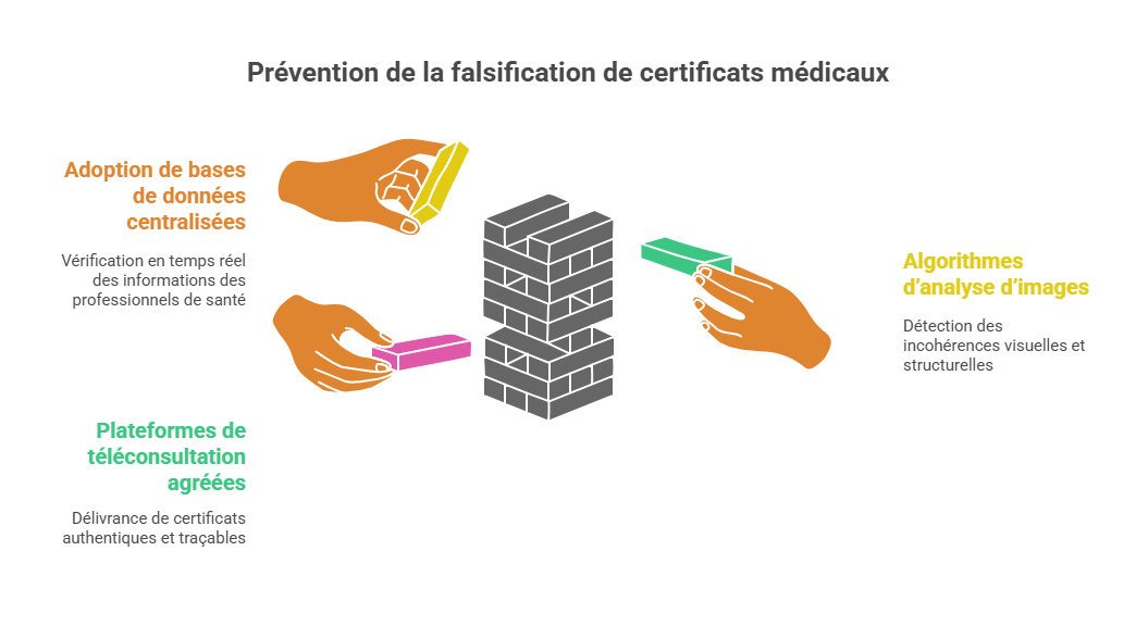 Prévention de la falsification de certificats médicaux