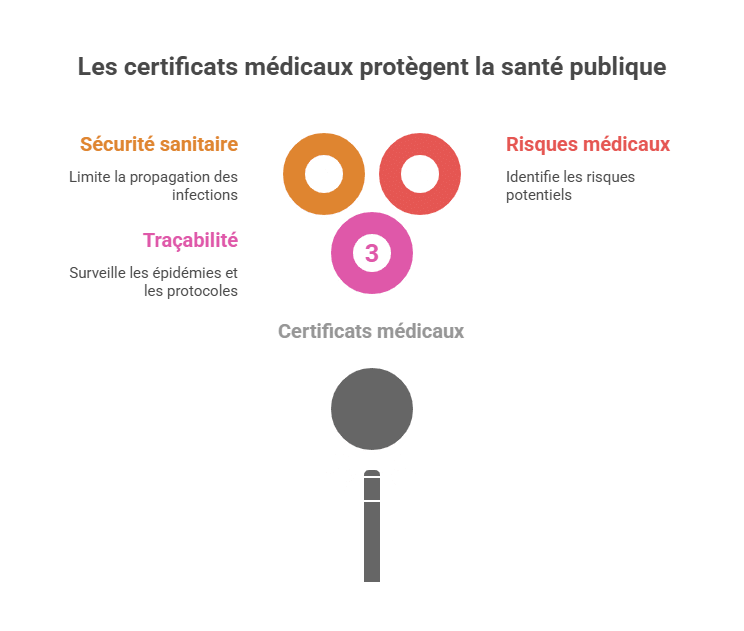 Les certificats médicaux protègent la santé publique