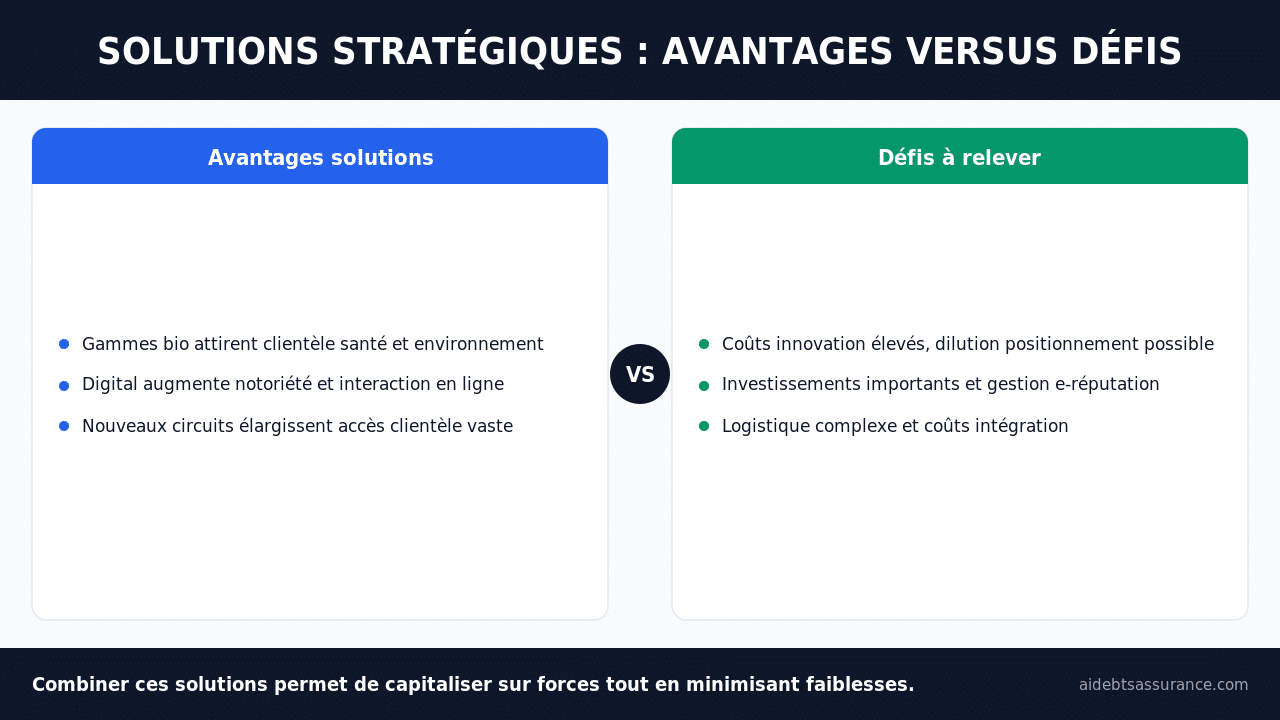 Solutions stratégiques Amora diversification gammes communication digitale