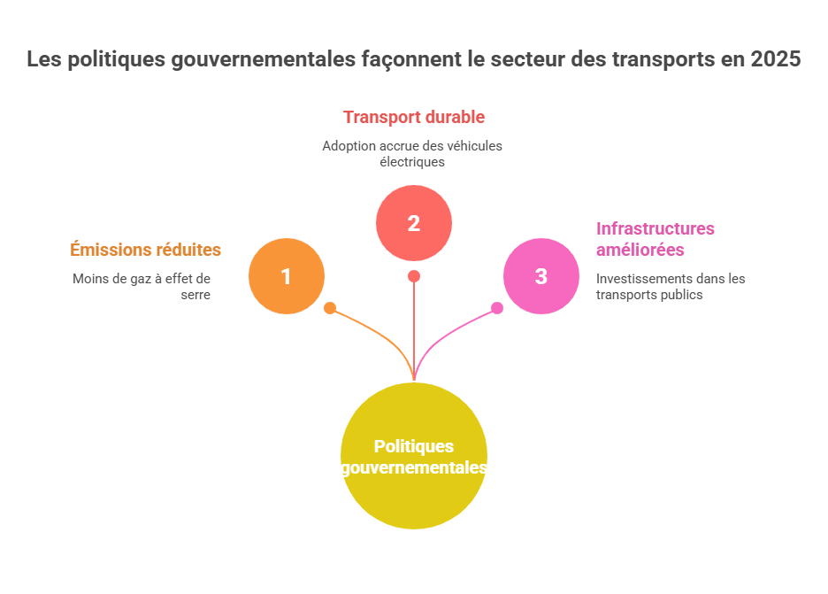 Les politiques gouvernementales façonnent le secteur des transports en 2025