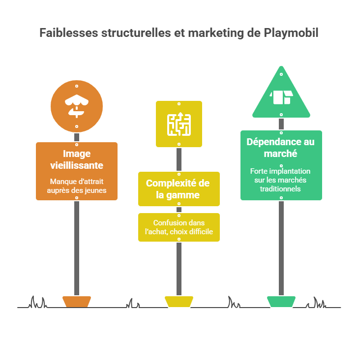 Faiblesses structurelles et marketing de Playmobil