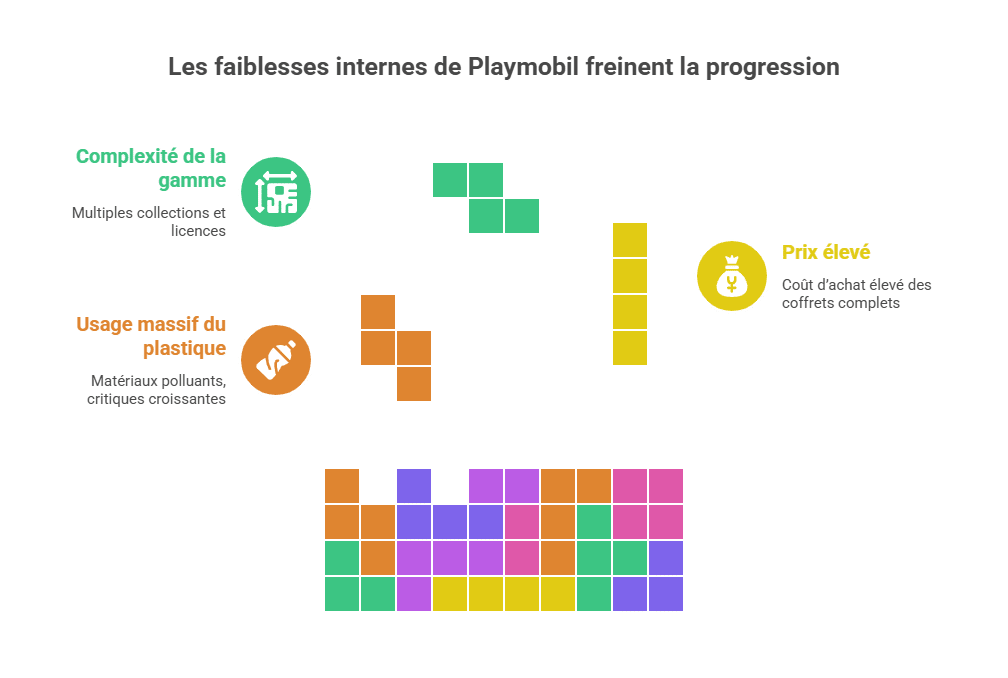 Les faiblesses internes de Playmobil freinent la progression