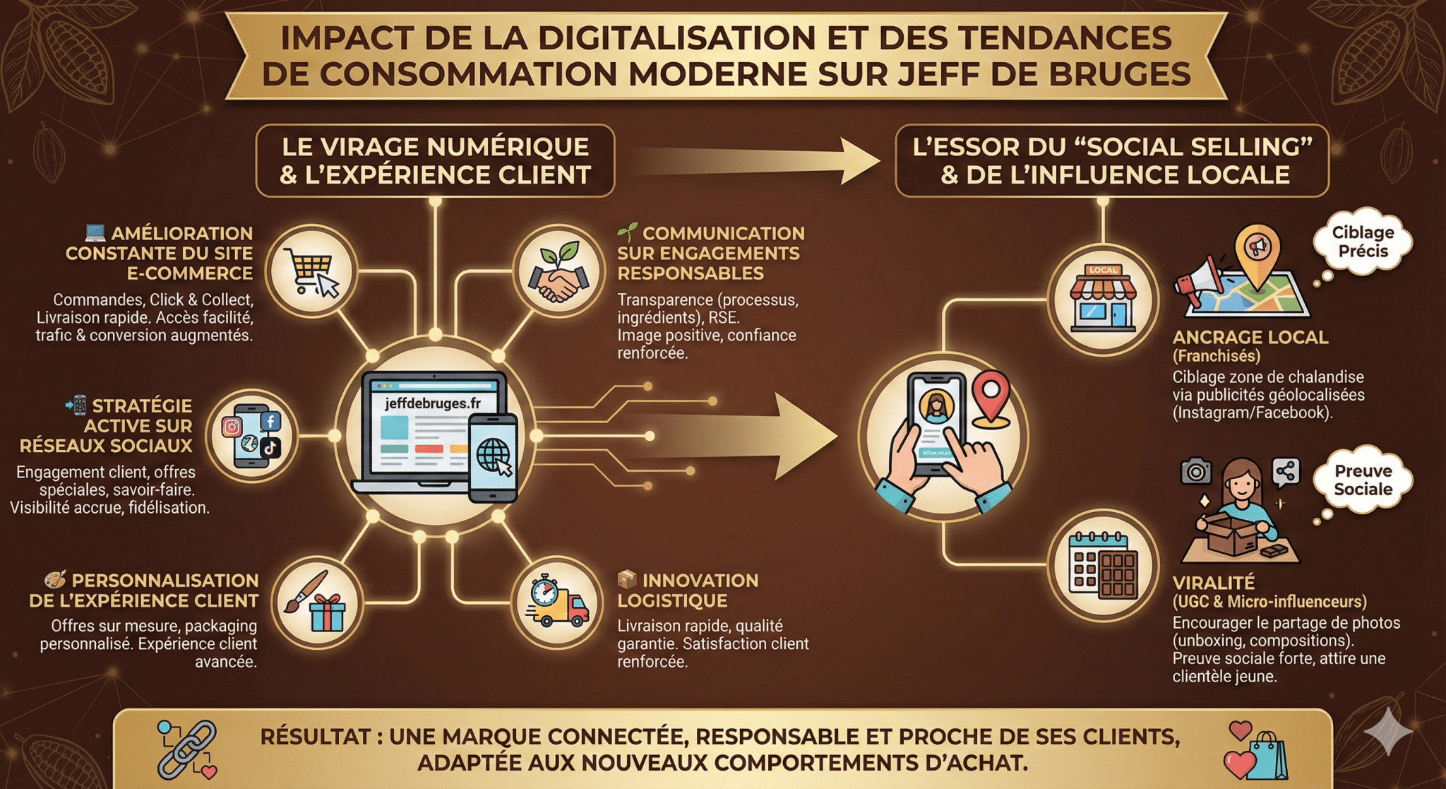 Impact de la digitalisation et des tendances de consommation moderne sur Jeff de Bruges