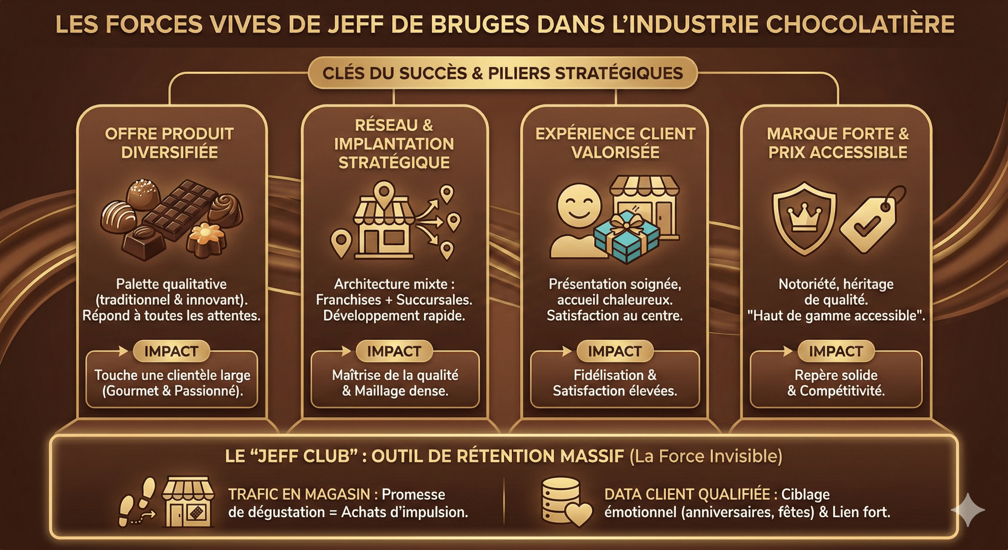 Les forces vives de Jeff de Bruges dans l'industrie chocolatière
