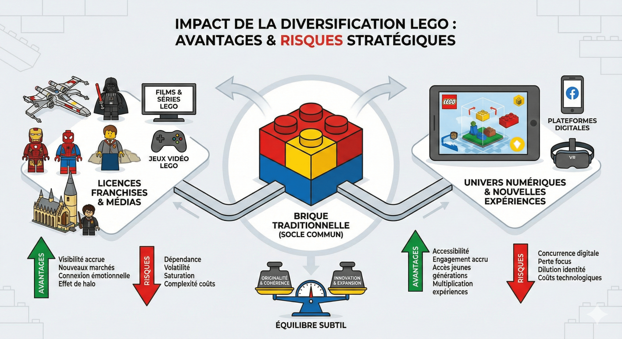 L’impact de la diversification des produits et licences sur la stratégie Lego