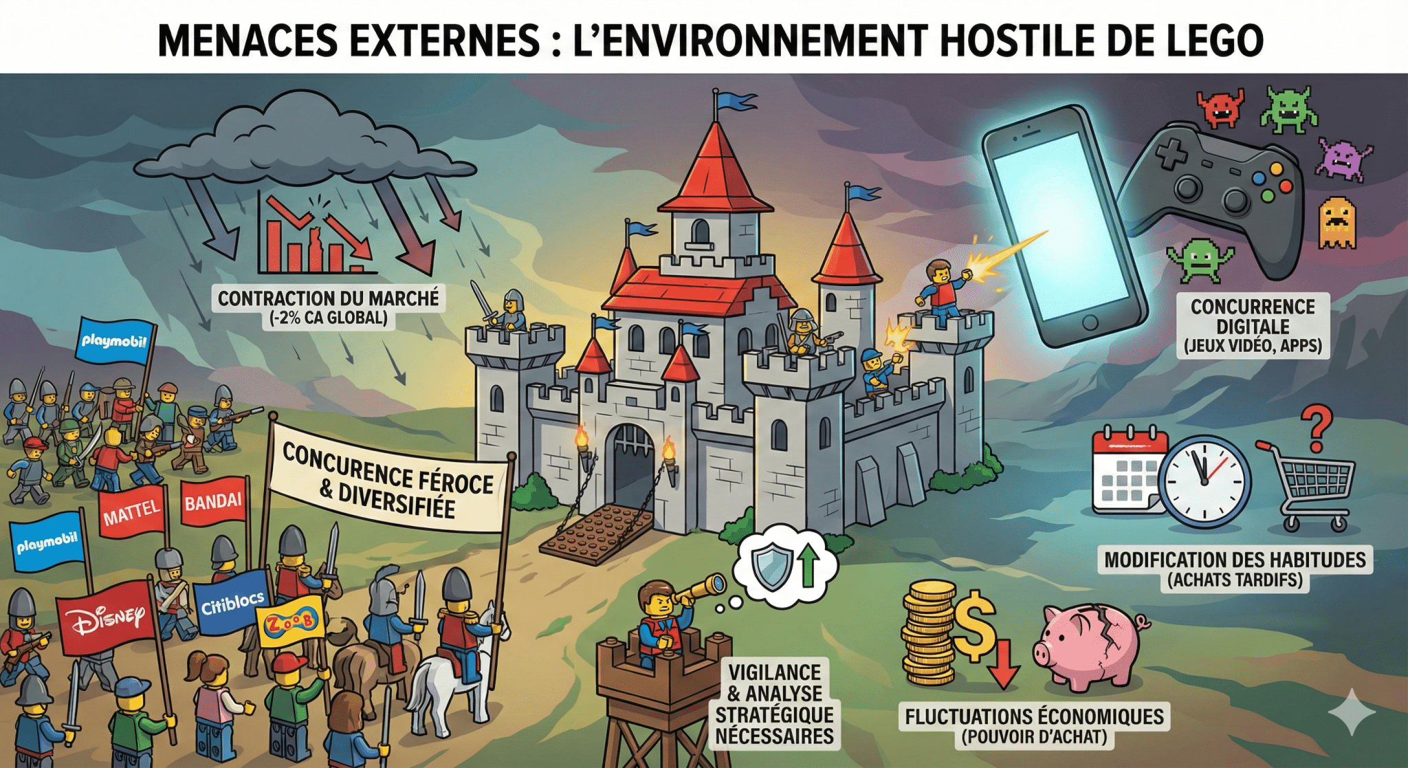 Menaces externes  vigilance dans un environnement en mutation rapide