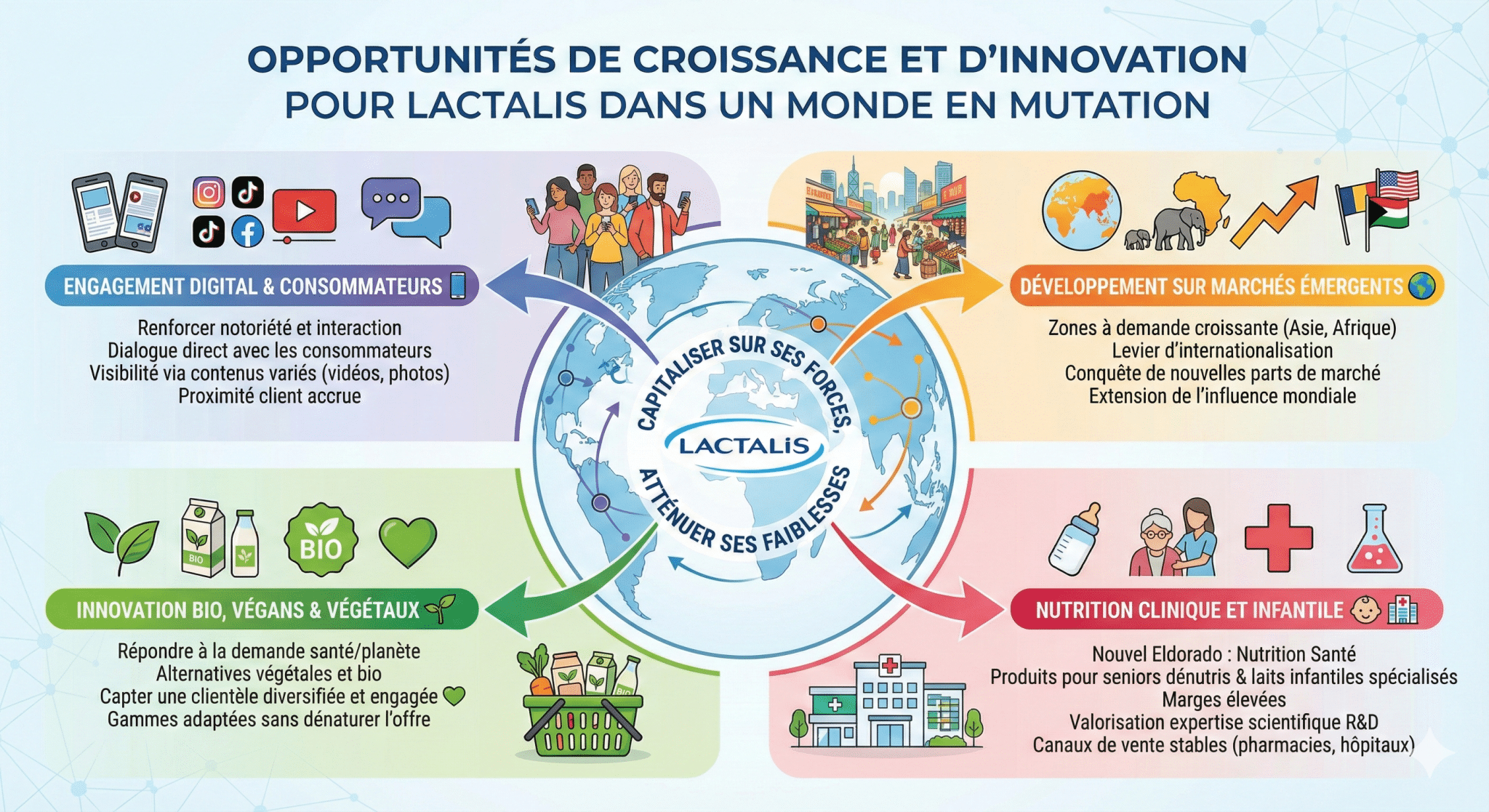 Opportunités de croissance et d’innovation pour Lactalis dans un monde en mutation