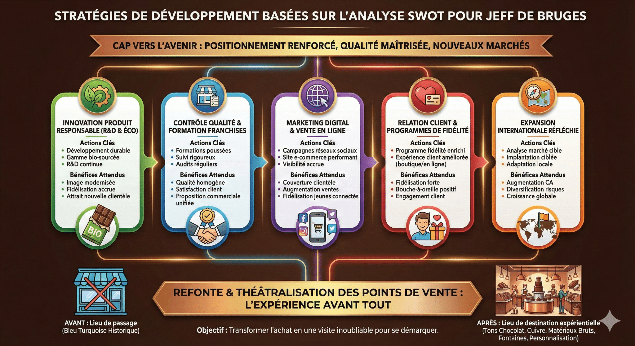 Stratégies de développement basées sur l’analyse SWOT