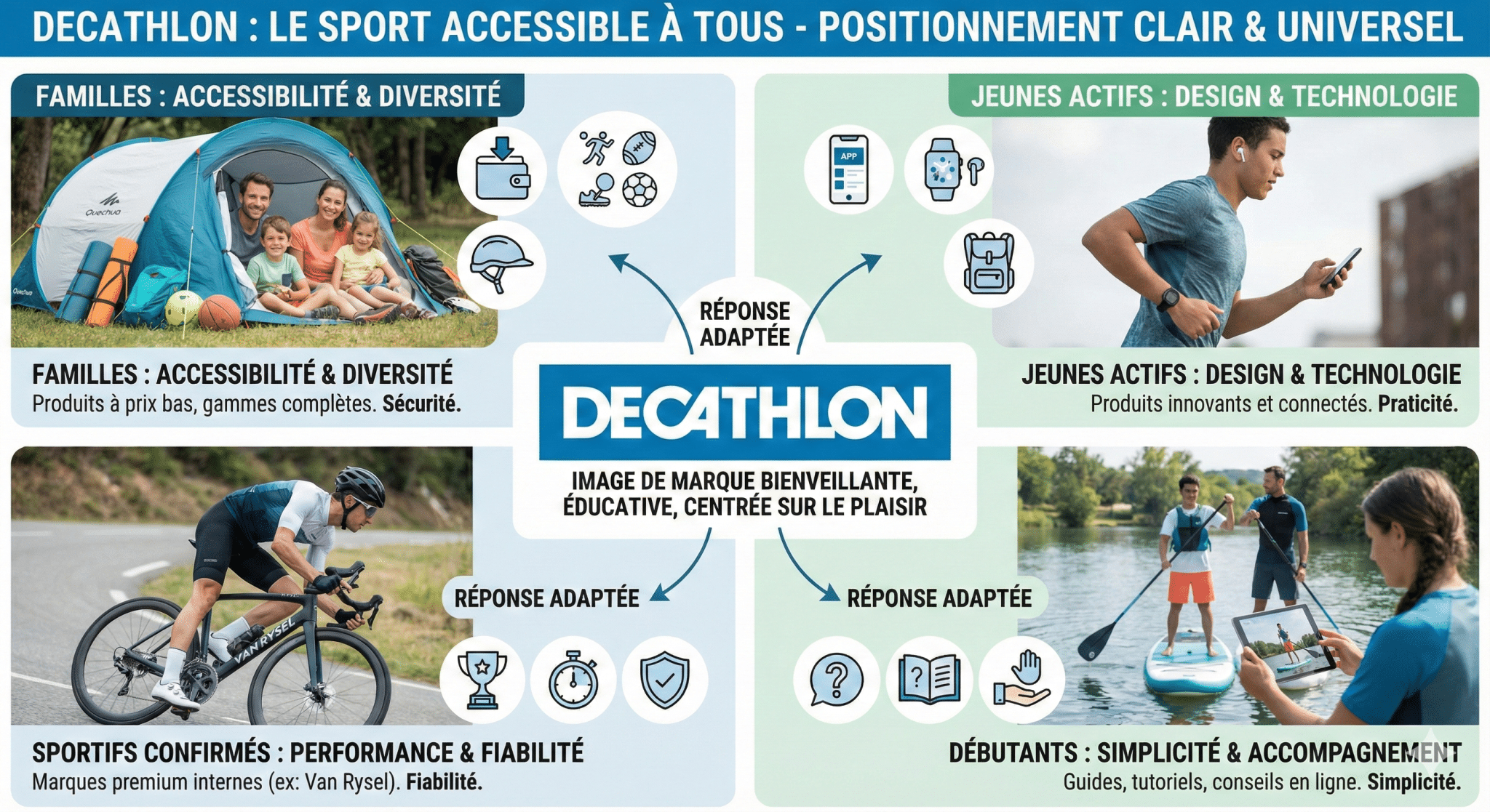 Un positionnement marketing clair et universel