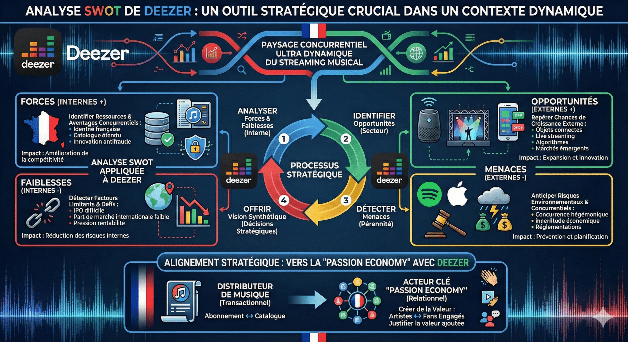 Contexte et objectifs de l’analyse SWOT appliquée à Deezer  un outil stratégique vachement crucial