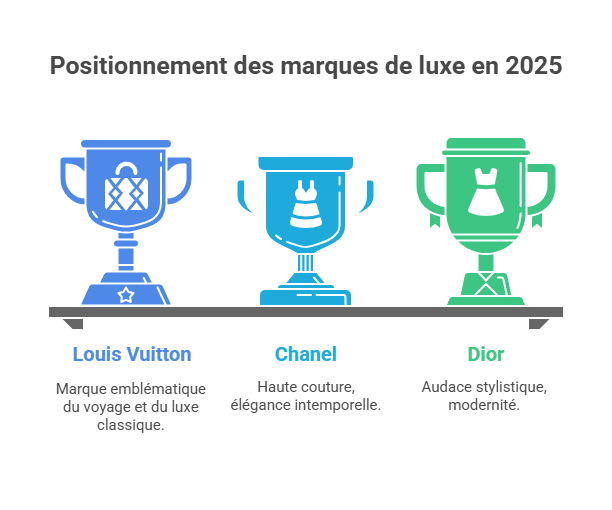 Positionnement des marques de luxe en 2025