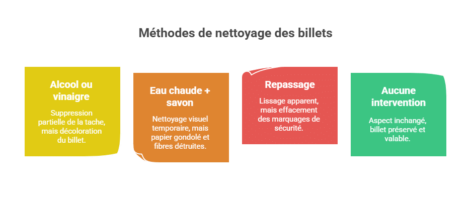 Cleaning methods for banknotes