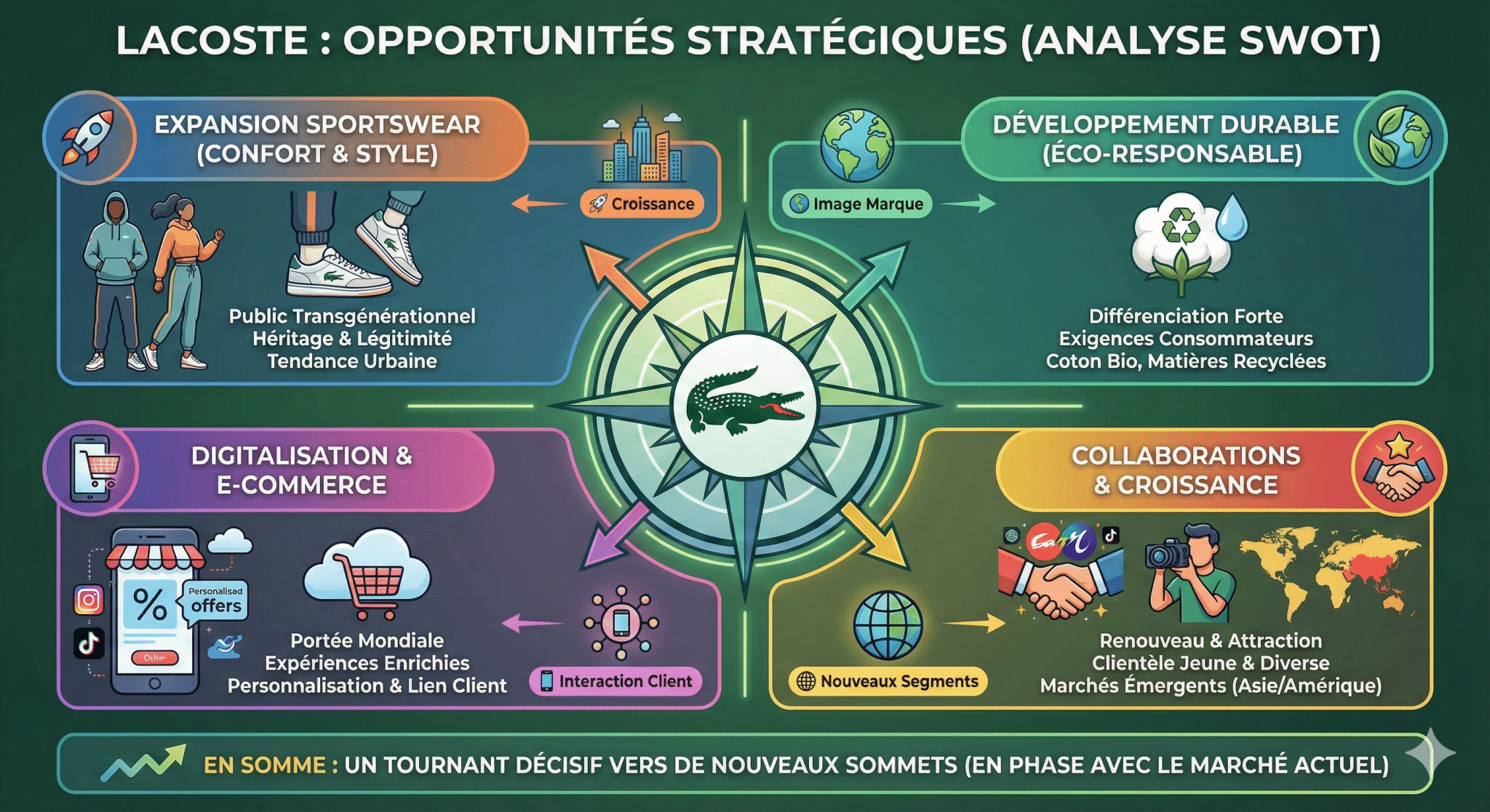 Opportunités à saisir dans le secteur dynamique du sportswear et mode