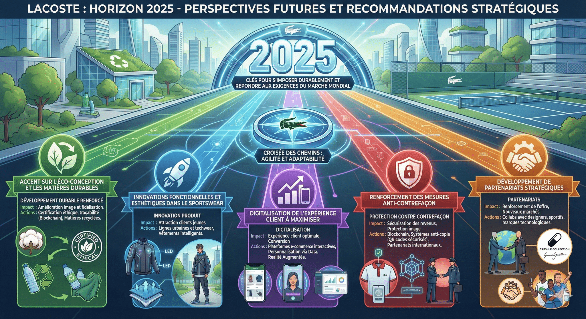 Perspectives futures et recommandations stratégiques pour Lacoste