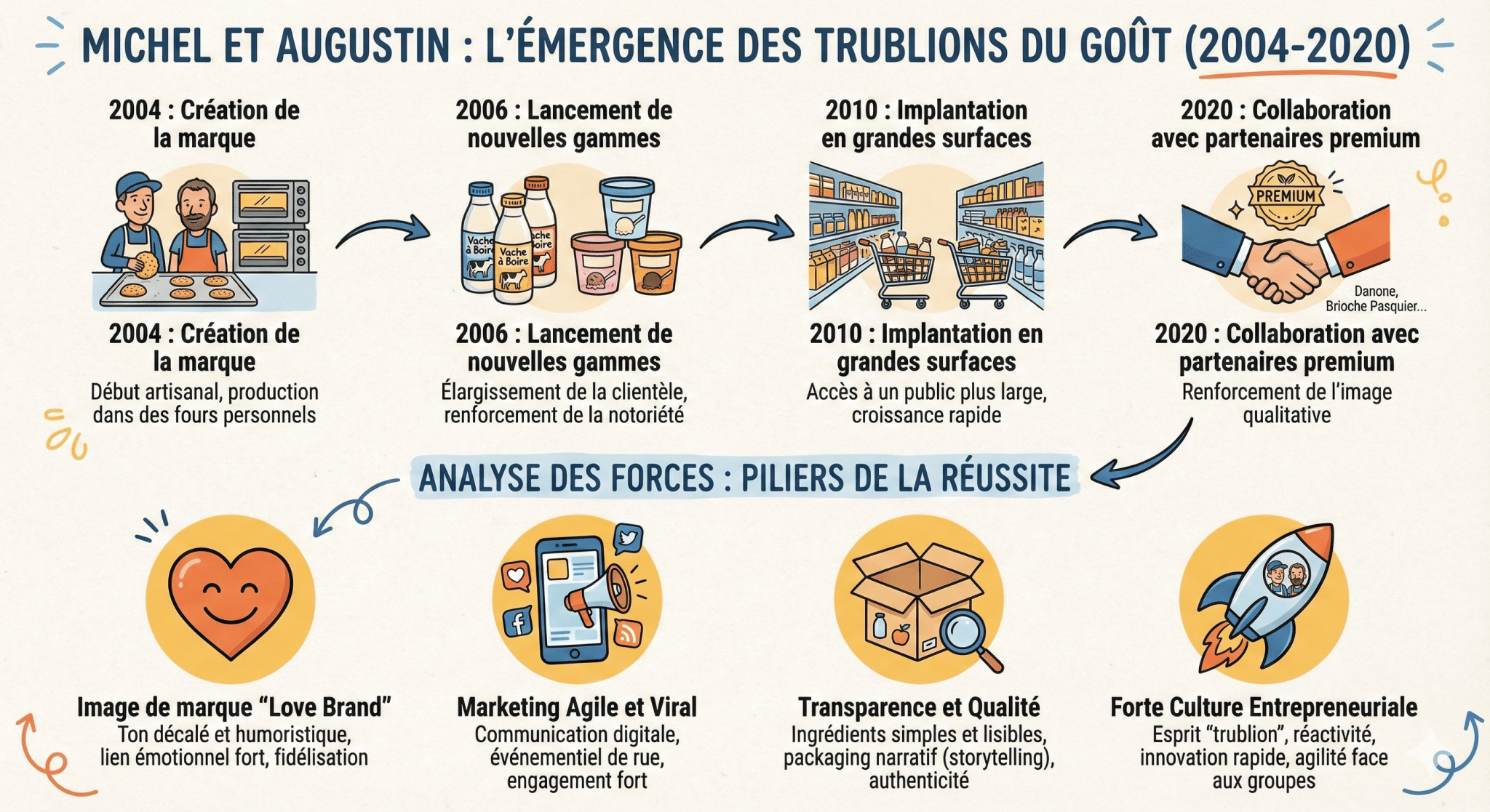 Présentation et histoire de Michel et Augustin  l’émergence des trublions du goût
