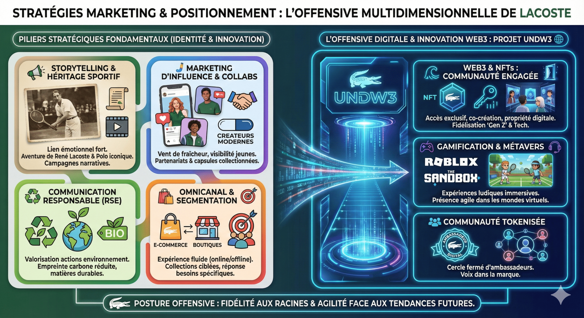 Stratégies marketing et positionnement de Lacoste face à la concurrence