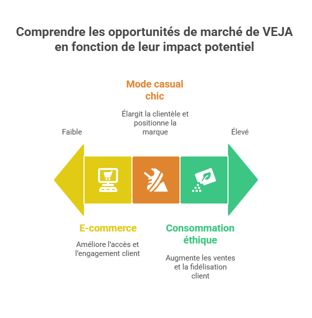 Comprendre les opportunités de marché de VEJA en fonction de leur impact potentiel