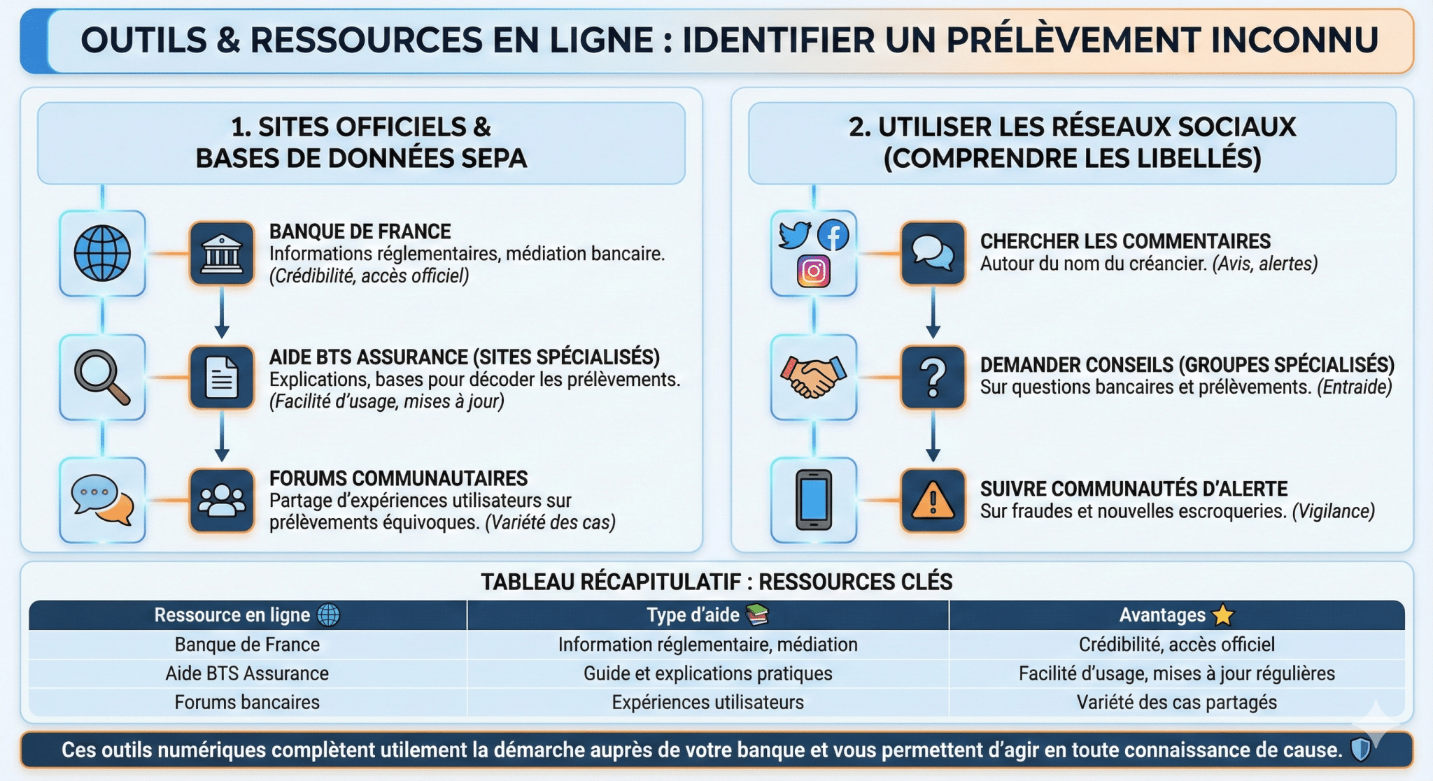 Les outils et ressources en ligne pour rechercher l’origine d’un prélèvement inconnu