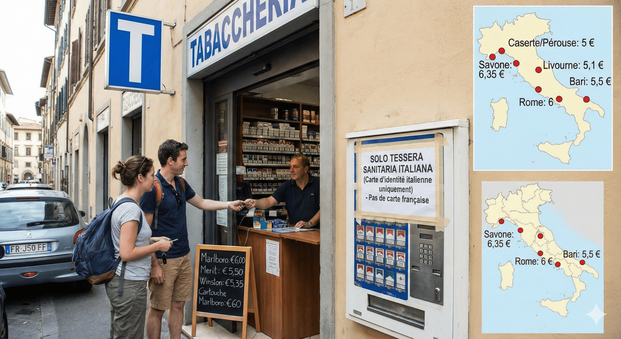 Où acheter ses cigarettes en Italie pour payer moins cher