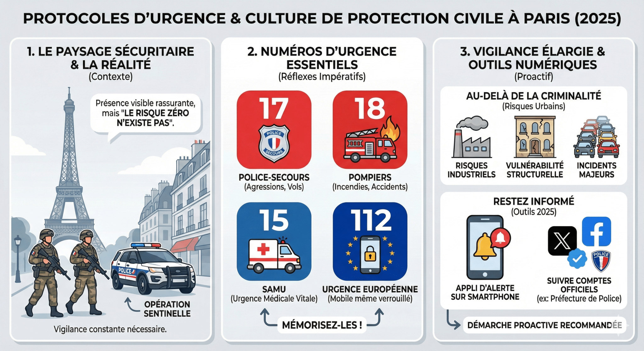 Protocoles d'urgence et culture de la protection civile