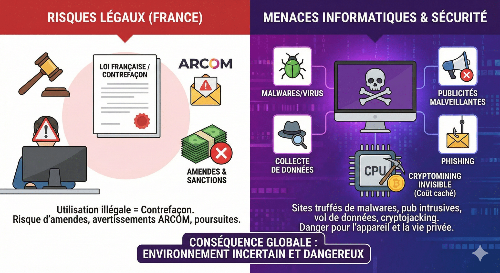Risques légaux et sécuritaires liés à l’utilisation d’Ifdak et Zimdan