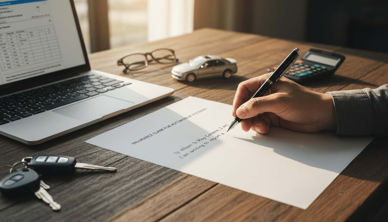 découvrez notre guide pratique pour rédiger une lettre de déclaration de sinistre automobile claire et efficace, et faciliter vos démarches auprès de votre assurance.