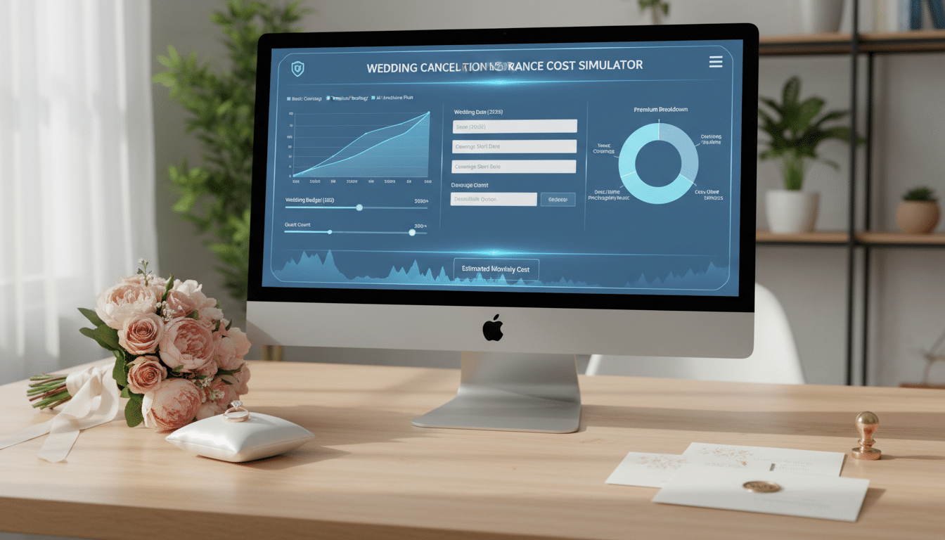 utilisez notre simulateur de coût d'assurance annulation mariage pour estimer vos dépenses en 2026 rapidement et facilement.