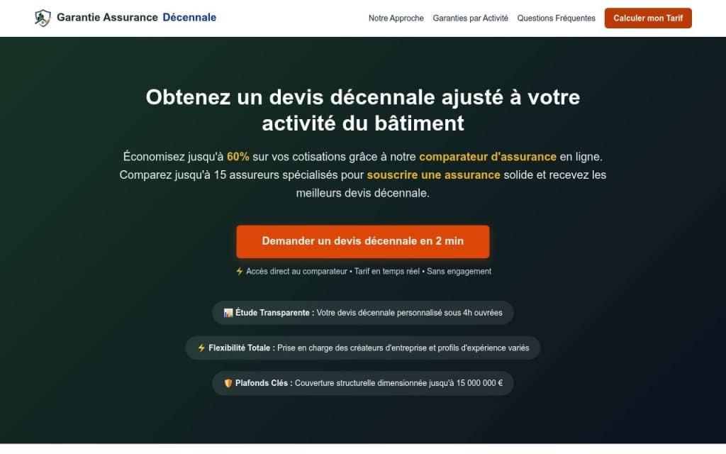 Les 10 meilleures assurances décennales en France à connaître en 2026